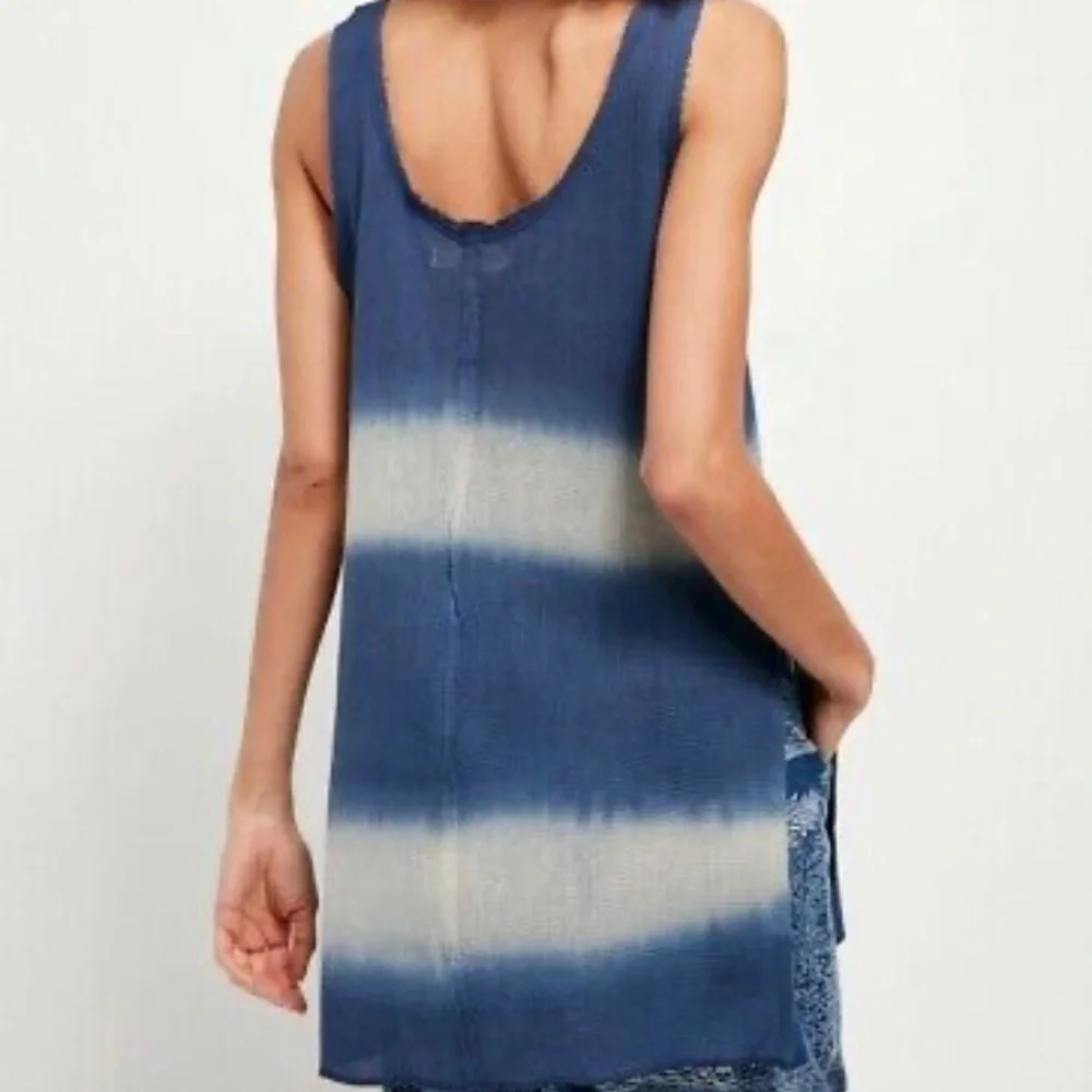 Free People NWT Joni stripe cotton tank SIZE XS - Picture 7 of 8